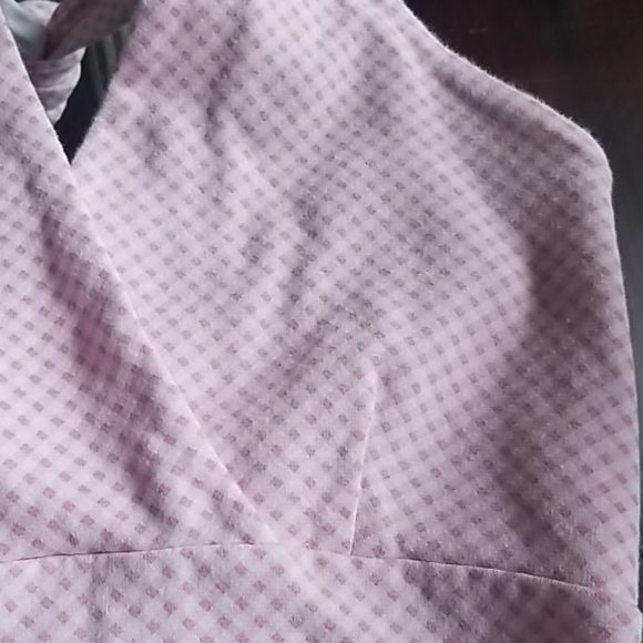 Energie pink and white mini checkered halter top - Picture 5 of 5